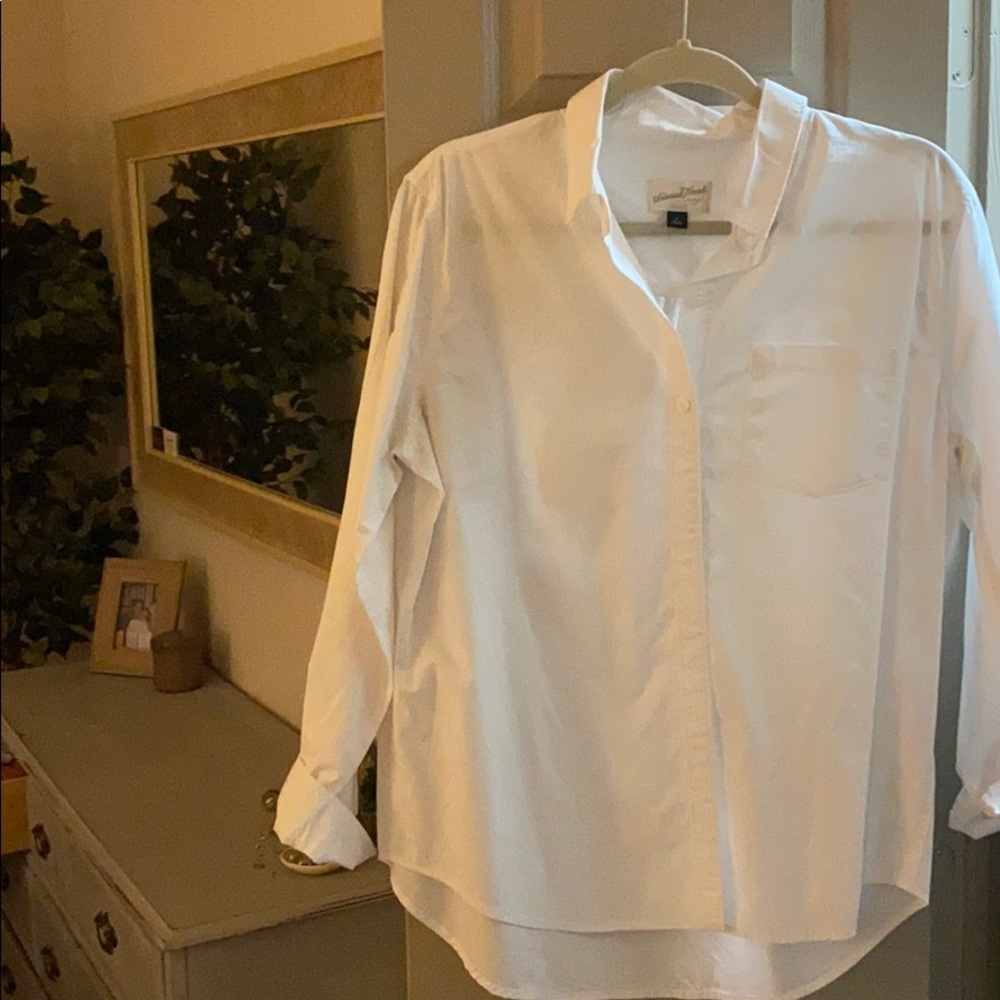 Classic white button down